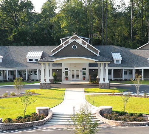 Augusta assisted living community entrance
