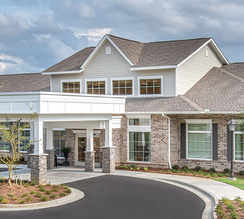 Green Island assisted living community entrance