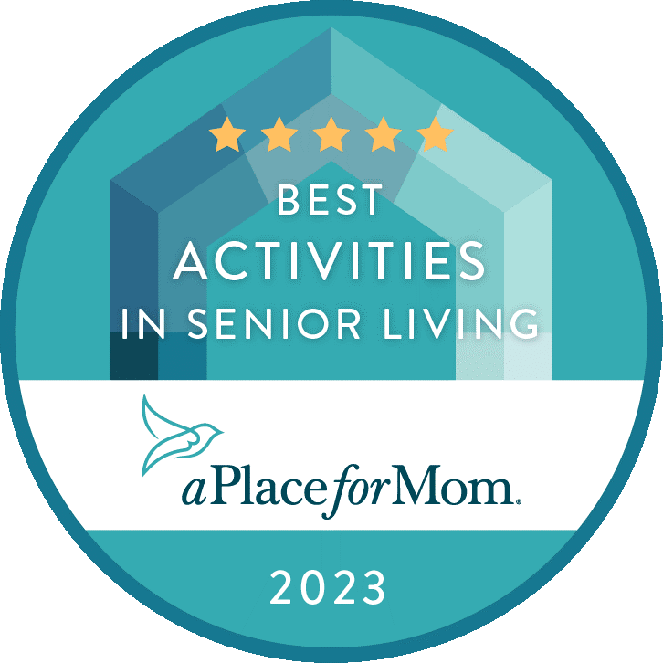 A Place for Mom Best Activities 2023 badge