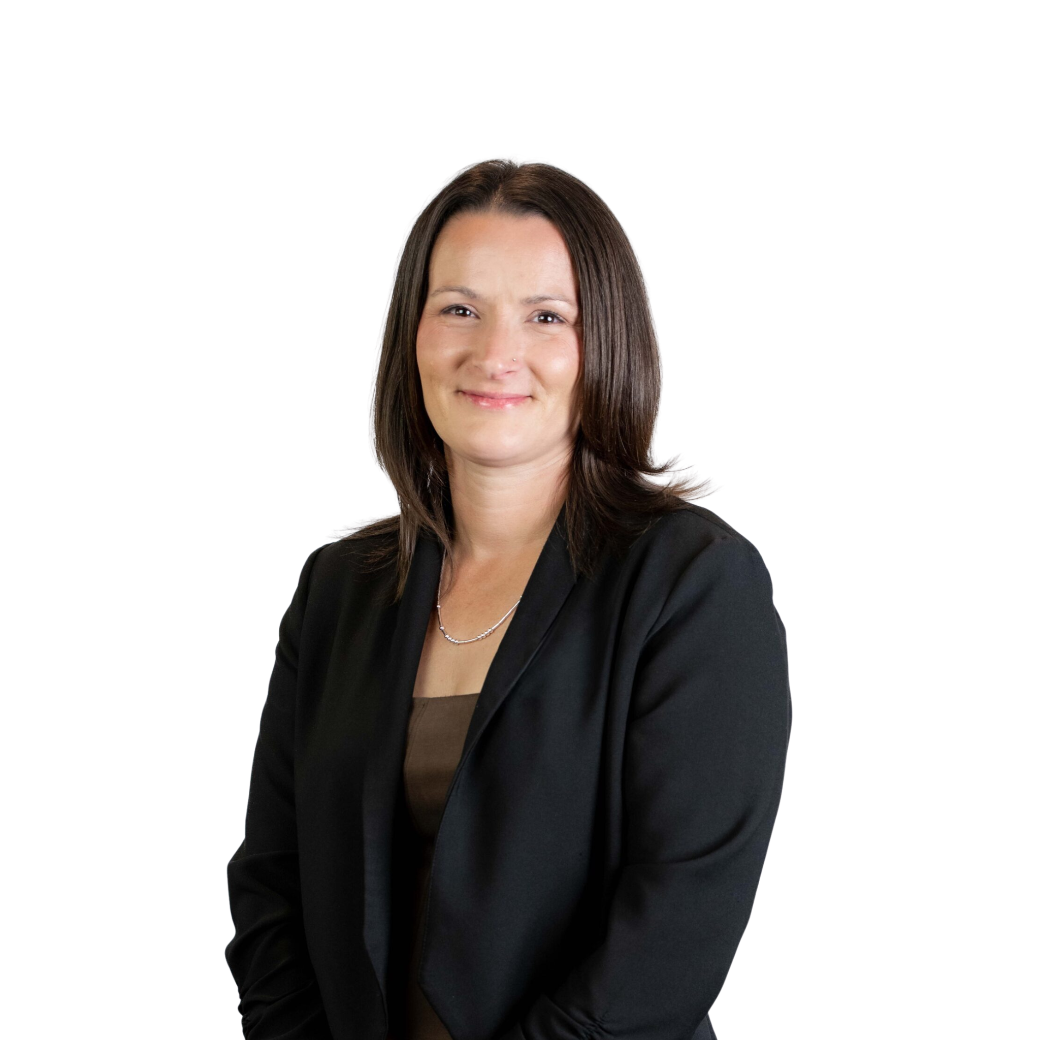 business woman in black blazer