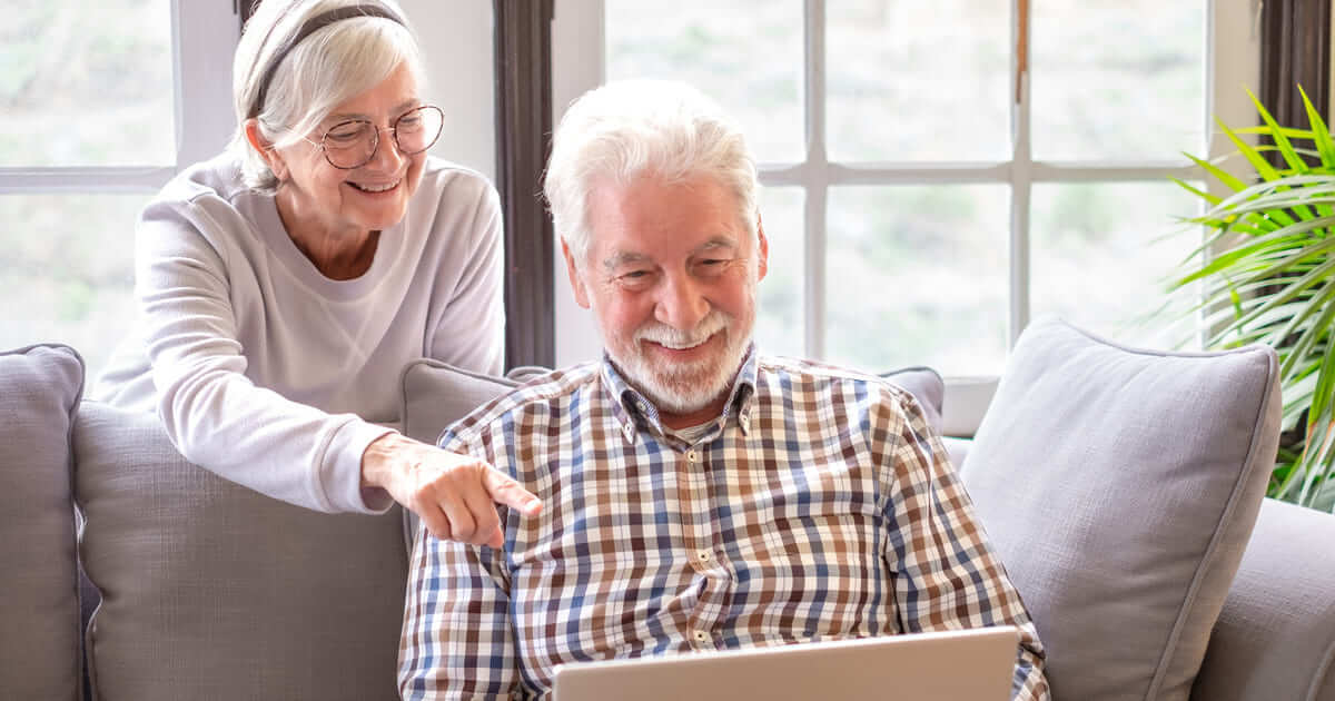 Photo of a senior couple