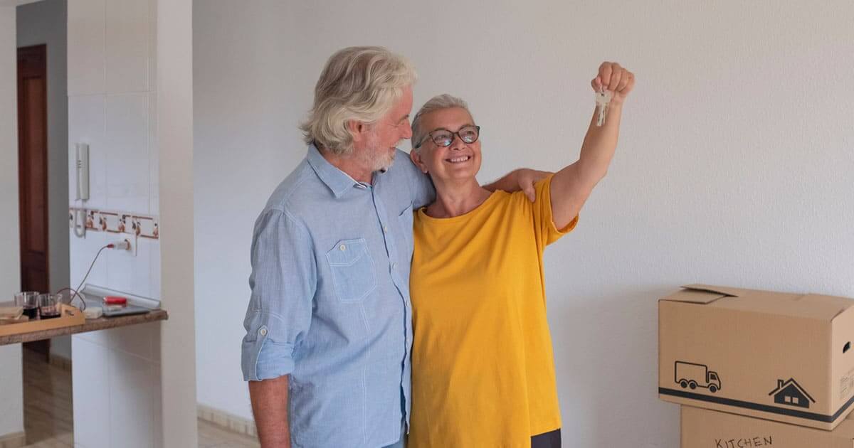 Photo of the senior couple for the article: Understanding the Expenses of Moving to a Senior Living Community