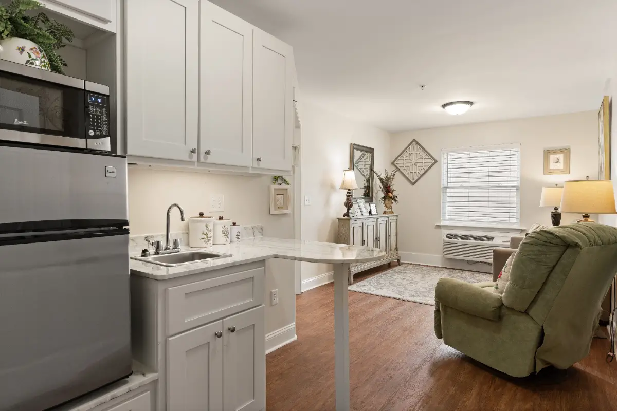 assisted living kitchenette at jesup