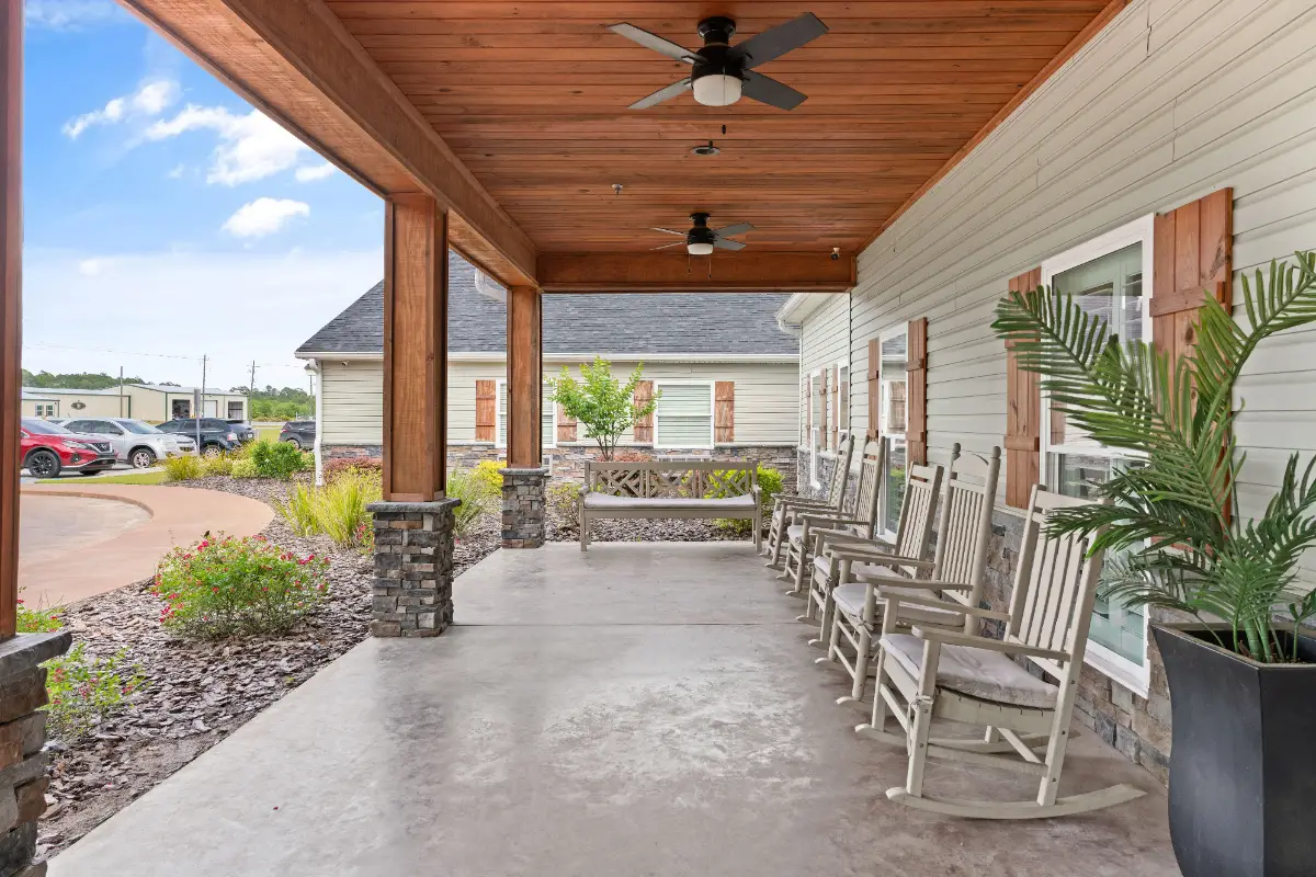 commnuity porch at jesup